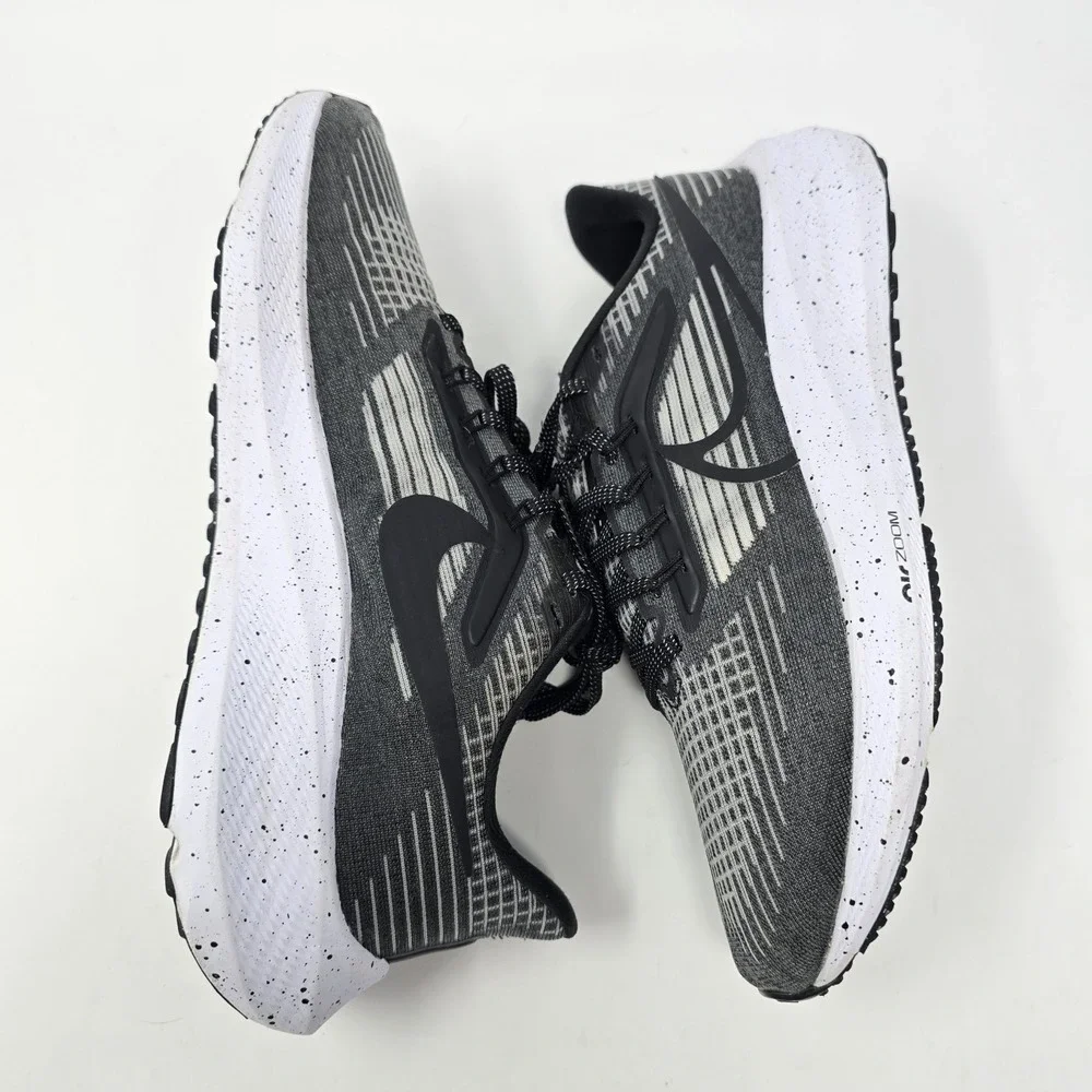 Nike Air Zoom Pegasus 39 Womens 7.5 Black White Running Shoes DH4072-005